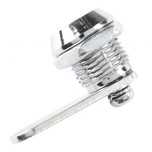 Nouvelle Serrure à Came Tubulaire en Alliage de Zinc et Laiton Chromé, 2 Clés, Entraxe Multiple pour Boîte à Outils, Armoire Mécanique, Service OEM - Product Image 2