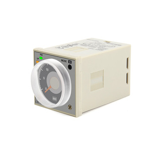 Relé de Tiempo H3BA-N con Indicador, 10A 250V AC 30V DC, Retardo Electromecánico de Encendido para Uso Industrial - Product Image 1
