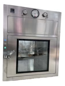 Caja de paso laminar personalizada, caja de paso limpia SUS304, ventana de paso con filtro HEPA para sala limpia, laboratorio, hospital - Product Image 1