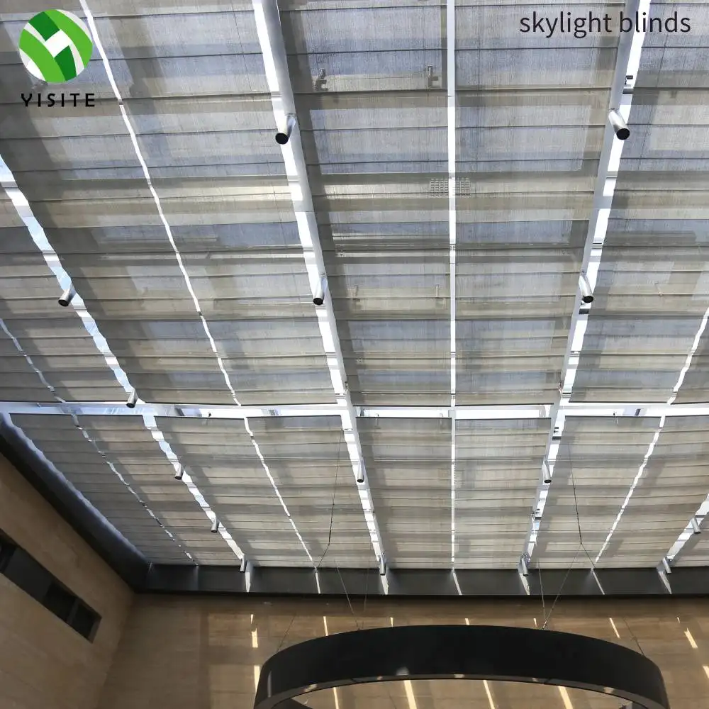 YST Factory's Customizable FCS skylight Blinds Canopy Superior Quality Retractable Awning Electric Outdoor Glass Roof PVC Wood