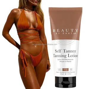 Wholesale Private Label Tanning Cream Supplier Bronzed Organic Self Tan Accelerator Aloe Vera Tanning Lotion For Sunbed