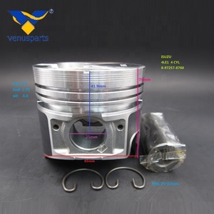 Bộ Phận Động Cơ Xe Nâng 4LE1 Bộ Lắp Ráp Lại 4le1 <span class=keywords><strong>Piston</strong></span> 85Mm Chất Lượng Tốt Bán Nóng 4LE1 <span class=keywords><strong>Piston</strong></span> <span class=keywords><strong>Pin</strong></span> Với Khóa Phù Hợp Isuzu - Product Image 3