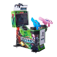 Machine de jeu d'arcade d'intérieur LCD 42 pouces, machine de tir à pièces pour deux personnes, pour enfants et enfants