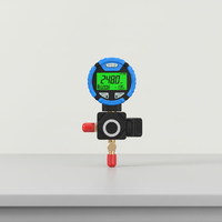 Manomètre numérique PG-10B pour climatisation et chauffage, haute précision (0,5 % FS), ensemble de manomètres multi-réfrigérants, outils HVAC