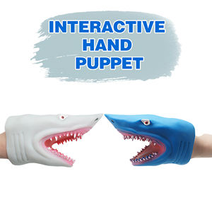 Juguete de Goma Suave TPR Realista para Niños, Figura de Acción de Animales Marinos, Marioneta de Mano de Tiburón Flexible, Popular - Product Image 3