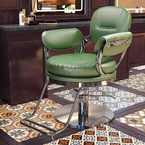 Silla de Barbero Giratoria de Acero Inoxidable con Asiento de Cuero PU para Salón de Belleza, Último Modelo, Precio al por Mayor - Product Image 4