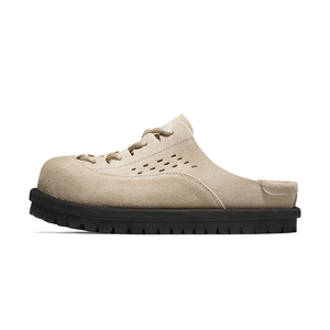Mules en <span class=keywords><strong>cuir</strong></span> de créateur pour hommes, baskets décontractées à plateforme, logo personnalisé, vente en gros, en <span class=keywords><strong>cuir</strong></span> croûte de qualité supérieure, à enfiler - Product Image 2