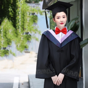 Vestiti da scapolo all'ingrosso abiti da uomo e da donna in stile College vestiti da laurea in arti liberali - Product Image 2