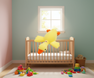 Juguete de peluche de pato de 19 cm, animal de peluche suave para colgar, para bebés de 0 a 24 meses, unisex - Product Image 2