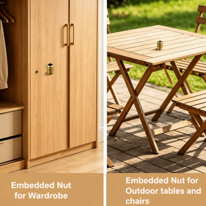 Inserto de Madera Premium con Rosca Metálica para Fijación Confiable en la Producción de Muebles y Gabinetes - Product Image 6