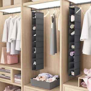 <b>Hook</b> Hanging 10 Compartment <b>Shoe</b> Storage Bag Closet Closet Organizer Foldable Fabric Storage Bag - Product Image 5