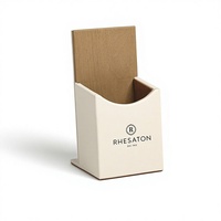 Boîtes de kit dentaire personnalisées pour hôtel, boîtes de rangement pour articles de toilette, boîtes à mouchoirs en cuir, porte-mémos pour chambre d'hôtes et porte-télécommandes