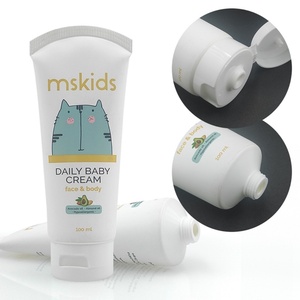 Wholesale Custom 100ml <b>Plastic</b> Cosmetic <b>Tubes</b> for Daily Baby Cream - Product Image 1