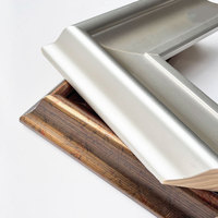 Vente en gros de cadre de toile de photo traditionnel en bois de pin massif personnalisé moulage de cadre de peinture de grande taille pour mur