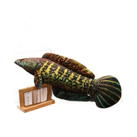 Peluche Poisson 3D Réaliste en Gros, Jouet Doux en Peluche, Carpe, Saumon, Interactif pour Chat, Cadeau pour Animaux de Compagnie, OEM