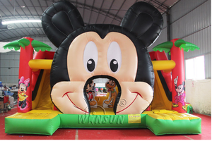 WINSUN Treasure Islands Jeux gonflables combinés, jeux gonflables d'intérieur, jeux gonflables Run Ride 5k, terrain de football gonflable Soirt - Product Image 4