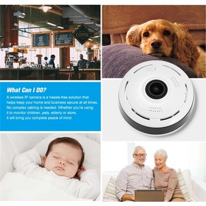 V380 Pro an ninh IP Camera không dây Wifi trần trong nhà 360 độ toàn cảnh Fisheye máy ảnh - Product Image 5