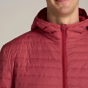 Chaqueta Acolchada para Hombre, con Cierre de Cremallera, Capucha, Resistente al Viento, Informal, de Color Sólido, con Relleno de Poliéster, para Invierno - Product Image 5