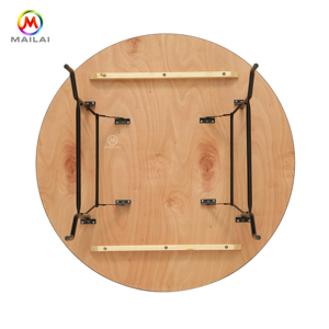 <span class=keywords><strong>Mesa</strong></span> <span class=keywords><strong>de</strong></span> comedor plegable <span class=keywords><strong>de</strong></span> <span class=keywords><strong>madera</strong></span> <span class=keywords><strong>para</strong></span> exteriores, suministros <span class=keywords><strong>de</strong></span> boda portátiles, tabla redonda china a prueba <span class=keywords><strong>de</strong></span> fuego - Product Image 3
