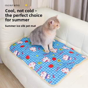 Sommerliche, waschbare, tragbare, weiche Haustiermatte, Hundebett, Sofadecke, Bodenunterlage für Welpen, selbstkühlende Matte für Hunde und Katzen - Product Image 2