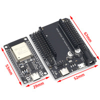 Carte de développement ESP32 double cœur ultra basse consommation avec USB Type-C, WiFi+Bluetooth, puce CH340C ESP-WROOM32-DevKitC-32 pour kits