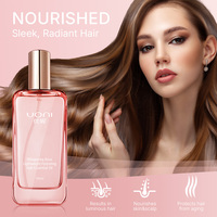 Marque privée Produits capillaires Huile capillaire OEM ODM Usine Hydratante Pénétration rapide Anti-frisottis Huile essentielle capillaire réparatrice douce