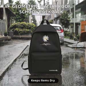 Mochila escolar femenina de terciopelo con logo personalizado de diseñador coreano, ideal para estudiantes universitarias. - Product Image 2