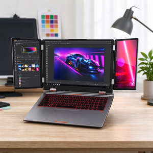 16 Inch Triple Screen Office Laptop Intel Core i5 32GB RAM <b>1TB</b> <b>SSD</b> Full Metal Portable Business Computer - Product Image 5