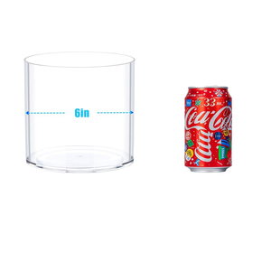 Mini Ronde Acryl Aquarium Lage Prijs Desktop Zebra Aquarium Kleine Cilinder Aquarium Voor Thuis Opslag & Organisatie - Product Image 1