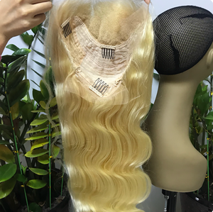 Borui <span class=keywords><strong>วิก</strong></span>ผมยาว13x4 13X6 1B ผมมนุษย์สีบลอนด์613ใสมีลูกไม้ด้านหน้า360 HD แบบเต็มวิกผมด้านหน้า - Product Image 6