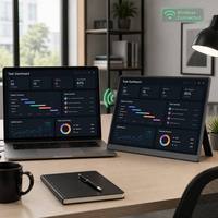 Monitor Portátil Wi-Fi de 15.6 Pulgadas, 1080P FHD, Pantalla Inalámbrica Extensora para Laptop, Teléfono y Juegos, Venta al Por Mayor OEM
