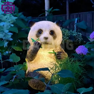 Vente flash : Statue de panda moderne personnalisée, éclairage intégré, décoration intérieure et extérieure, sculpture animale avec indice de protection IP65 - Product Image 5