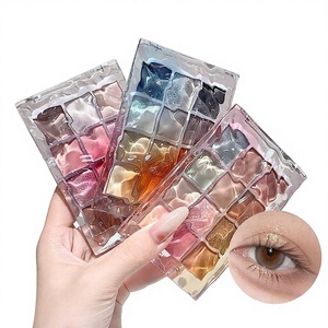 พาเลทอายแชโดว์กันน้ำ Gege Bear รุ่น Water Wave Shimmer สไตล์เกาหลี 12 สี หลากสีสัน <span class=keywords><strong>แต่งหน้า</strong></span>ได้ทุกวัน เนื้อแมท - Product Image 1