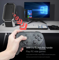 Adaptador de Controlador de Juegos Inalámbrico USB Aolion de Alta Calidad, Rojo, ABS, con Molde Privado para y para