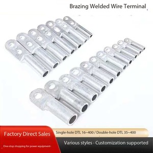 DLS đôi lỗ nhôm Ring-Type nén thiết bị đầu cuối Lug cho cao áp dây axit rửa bề mặt 230V đánh giá - Product Image 2