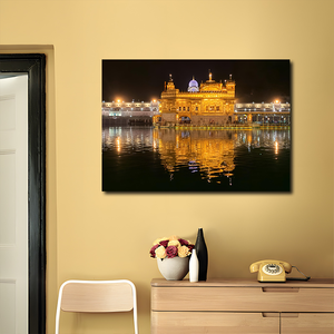 <span class=keywords><strong>Impressionniste</strong></span> <span class=keywords><strong>aquarelle</strong></span> Palais d'Or Scène nocturne Impression haute définition Affiche Décoration intérieure Grande toile murale Peinture sur toile - Product Image 2