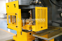 Cisaille-poinçonneuse hydraulique portable DP-Q35Y pour tôles d'acier de 16 mm à 40 mm d'épaisseur, fabrication de tôles métalliques, travail mobile