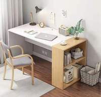 Bureau d'ordinateur en bois au style moderne, armoire, pour ordinateur portable, table d'écriture, pour la maison et le bureau