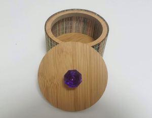 Round Stash Cosmetic Wooden Bread Box Storage <b>Boxes</b> Bins With Lid Household Usage Promotional <b>Gifts</b> - Product Image 4