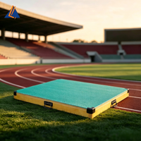 Pedana di Partenza per Atletica Leggera, Tavola Antiscivolo in Gomma per Salto in Lungo e Salto Triplo, Attrezzatura per Allenamento