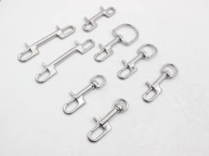 <span class=keywords><strong>Mousqueton</strong></span> à <span class=keywords><strong>double</strong></span> extrémité en acier inoxydable 316 pour laisse de chien, anneau pivotant, <span class=keywords><strong>mousqueton</strong></span> pour la plongée sous-marine - Product Image 4
