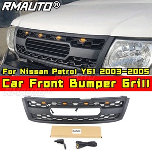 Pour Nissan Patrol Y61 2003-2005, calandre avant de voiture, calandre de course, kit carrosserie, accessoires de voiture - Product Image 1