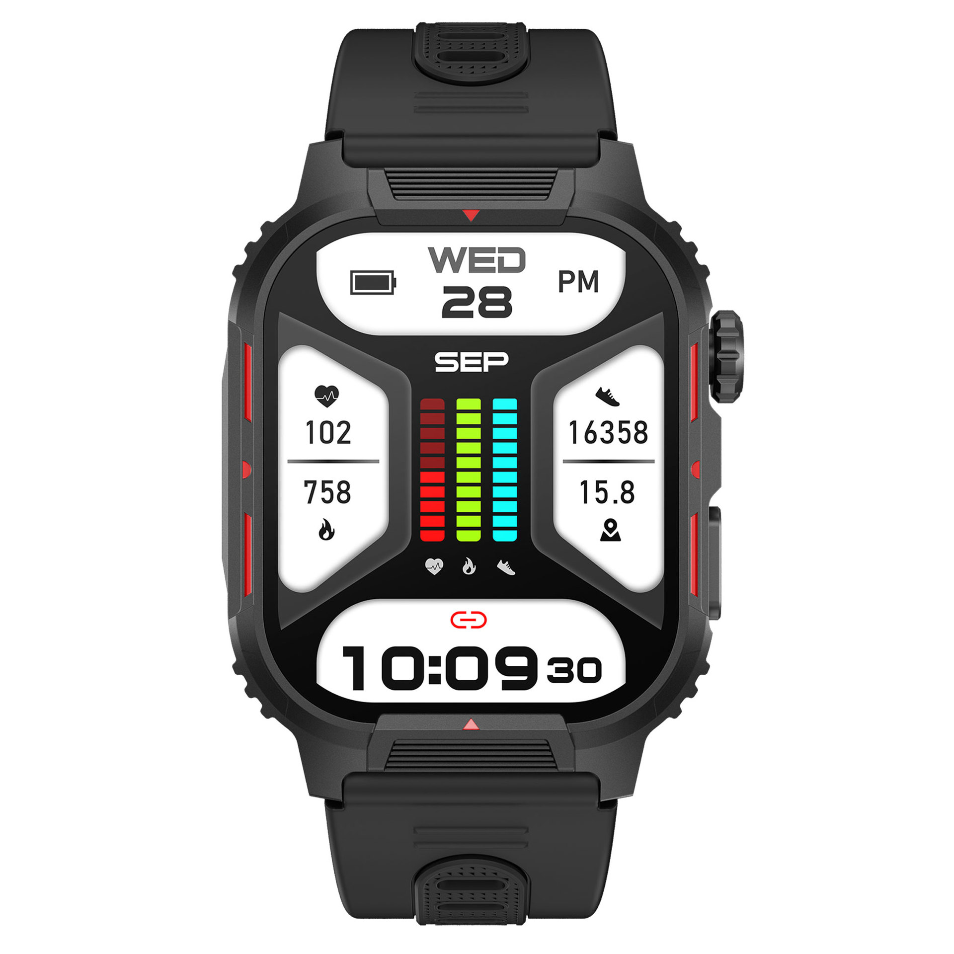 New ZW47 Smart Watch: Heart Rate, Blood Oxygen, Body Temp & Music