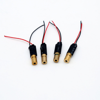 Blueuniverse Nuevo Módulo Láser de Punto Rojo de 650nm 5mW con Cabezal Láser - Larga Vida Útil