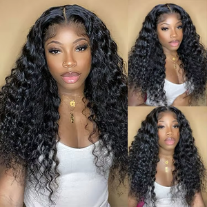 วิกผมแบบไม่ต้องใช้กาว ระบายอากาศได้ดี ผมเวียดนามแท้ ลอนลึกแบบธรรมชาติ  พร้อมเชือกผูก HD Lace Closure ขนาด 4x7/5x5  ความยาว 14-30 <span class=keywords><strong>นิ้ว</strong></span> สำหรับผู้หญิง - Product Image 4