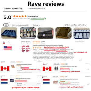 Индивидуальный логотип, оранжевые Роскошные ювелирные изделия, подносы для демонстрации кожаных сережек с подвесками, колье, Кольцевой Лоток, Штабелируемый поднос для ювелирных изделий - Product Image 5