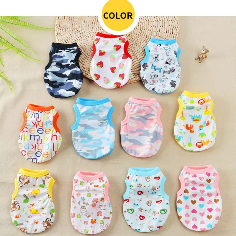Pet Dog Costume for Small Cats Clothing Vest Clothing for Animals Coat Puppy Clothes Fashion Outfit T-shirts Quality Opp Bag 1pc