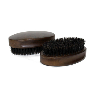 <span class=keywords><strong>Brosse</strong></span> à <span class=keywords><strong>barbe</strong></span> pour hommes, logo personnalisé en vrac, pour toilettage, poils de sanglier ancien, cheveux, manche en bois, noyer, 1 pièce - Product Image 6
