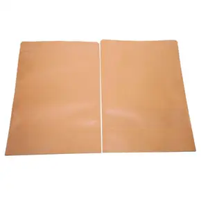 Kraft Film Brown Flat Bottom Stand up Sealing Bag with Window Paper Fashion Packaging Storage Zipper Ziplock