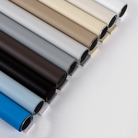 Tissu occultant de haute qualité pour stores enrouleurs, tissu semi-occultant, dos en mousse argentée, dos en mousse blanche, procédé de revêtement bicolore